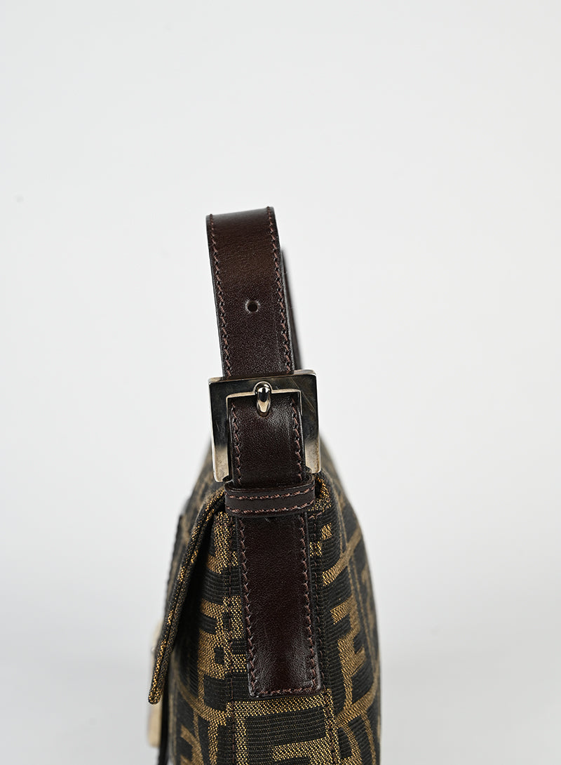 Fendi Baguette in tessuto Zucca FF