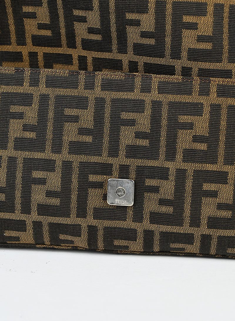 Fendi Baguette in tessuto Zucca FF