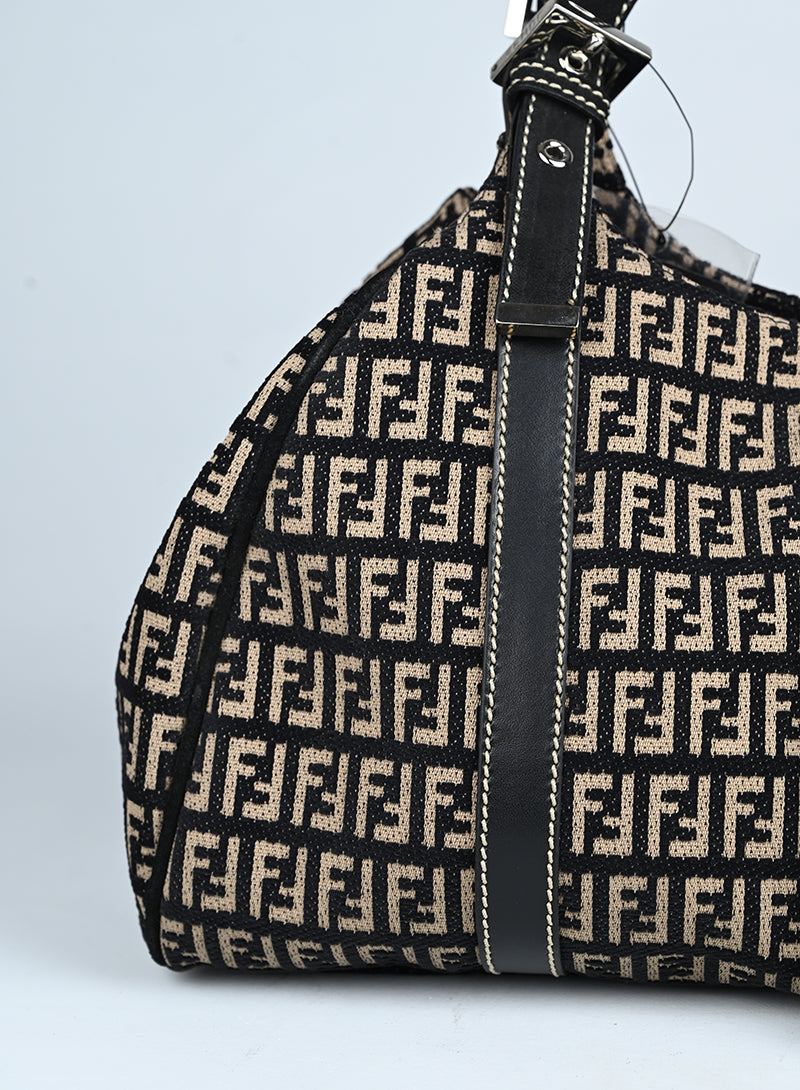 Fendi Borsa Trapeze Zucca in canvas