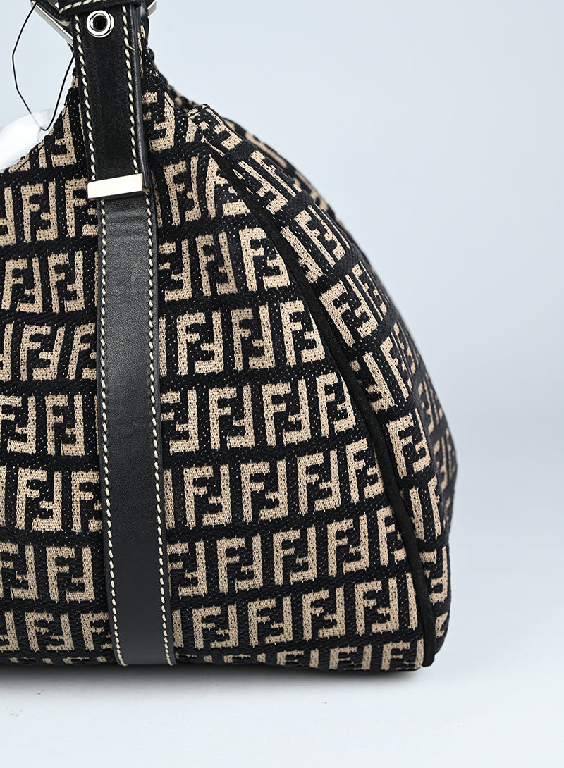Fendi Borsa Trapeze Zucca in canvas