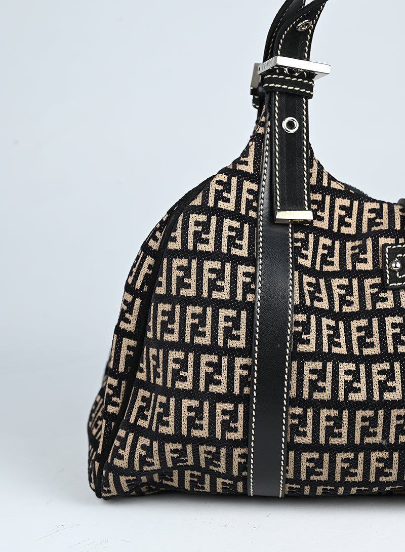 Fendi Borsa Trapeze Zucca in canvas