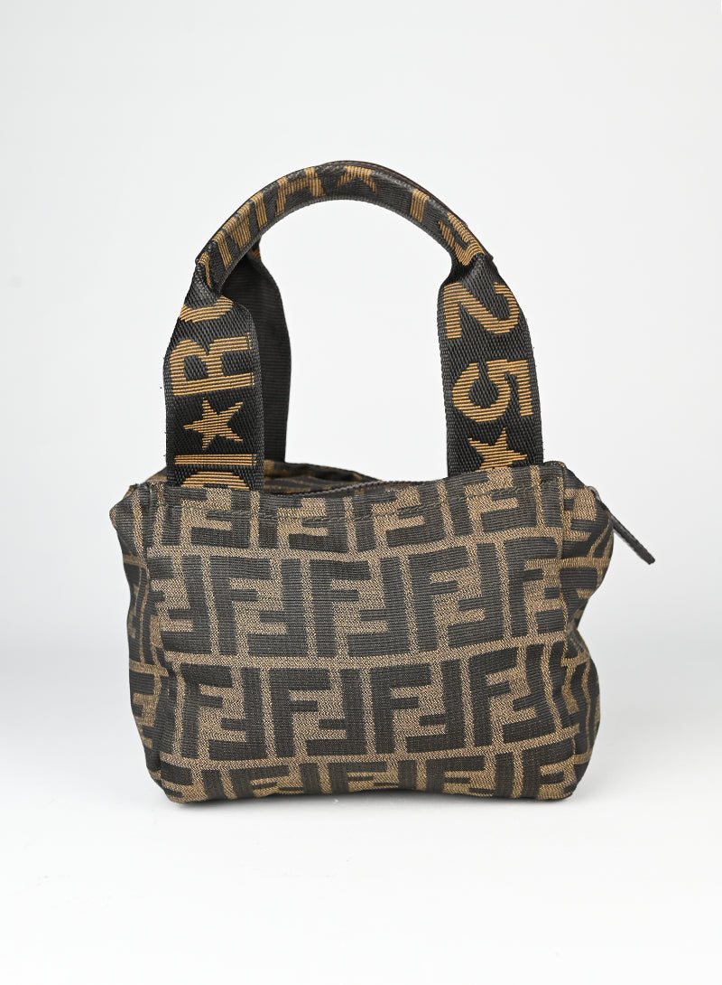 Fendi Borsa in tessuto Zucca marrone - Main Image