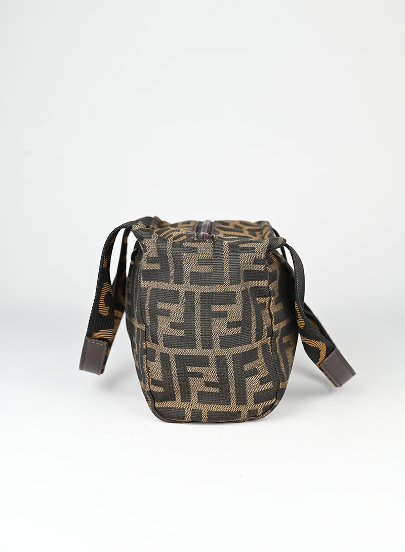 Fendi Borsa in tessuto Zucca marrone
