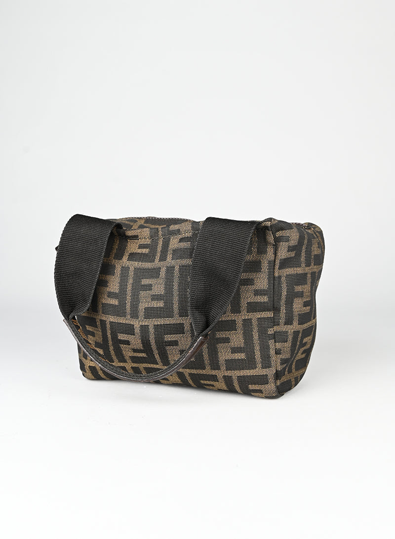 Fendi Borsa in tessuto Zucca marrone