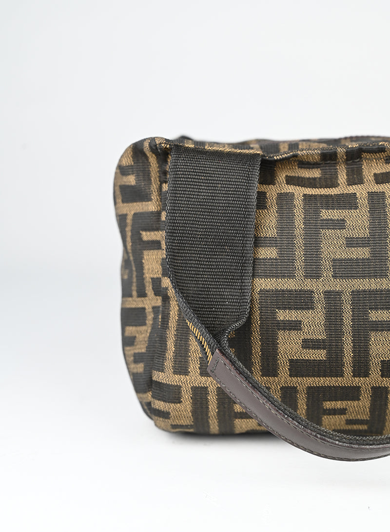 Fendi Borsa in tessuto Zucca marrone