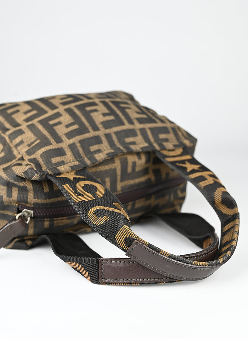 Fendi Borsa in tessuto Zucca marrone