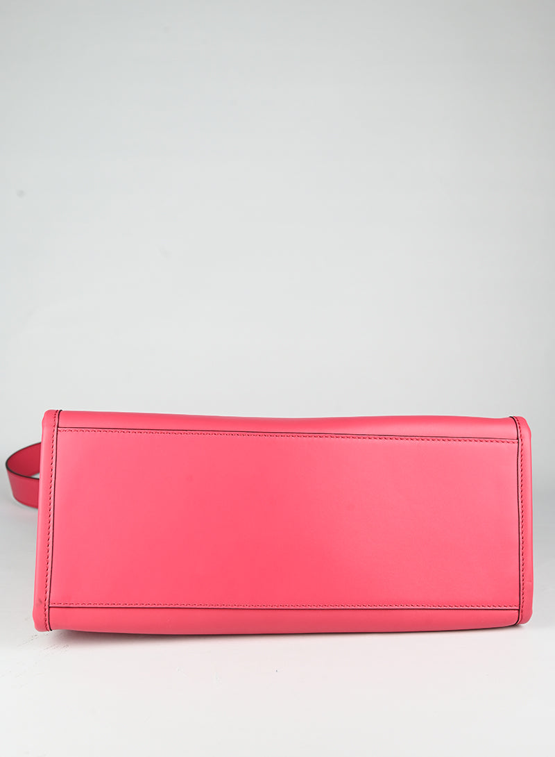 Fendi Shopper Sunshine in pelle rossa