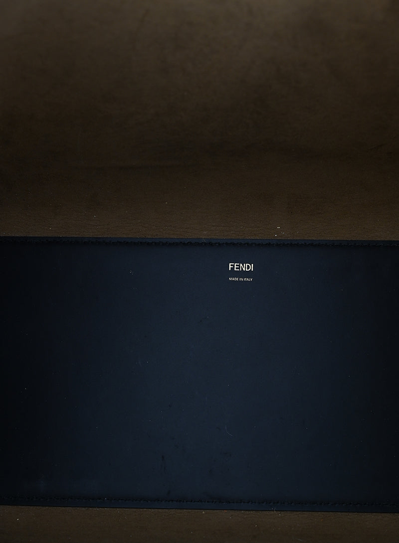 Fendi Shopper Sunshine in pelle nera