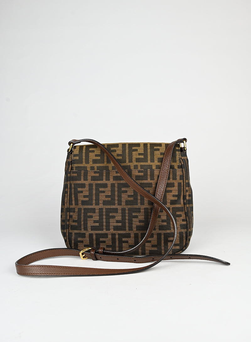 Fendi Borsa in tessuto Zucca marrone - lesleyluxuryvintage