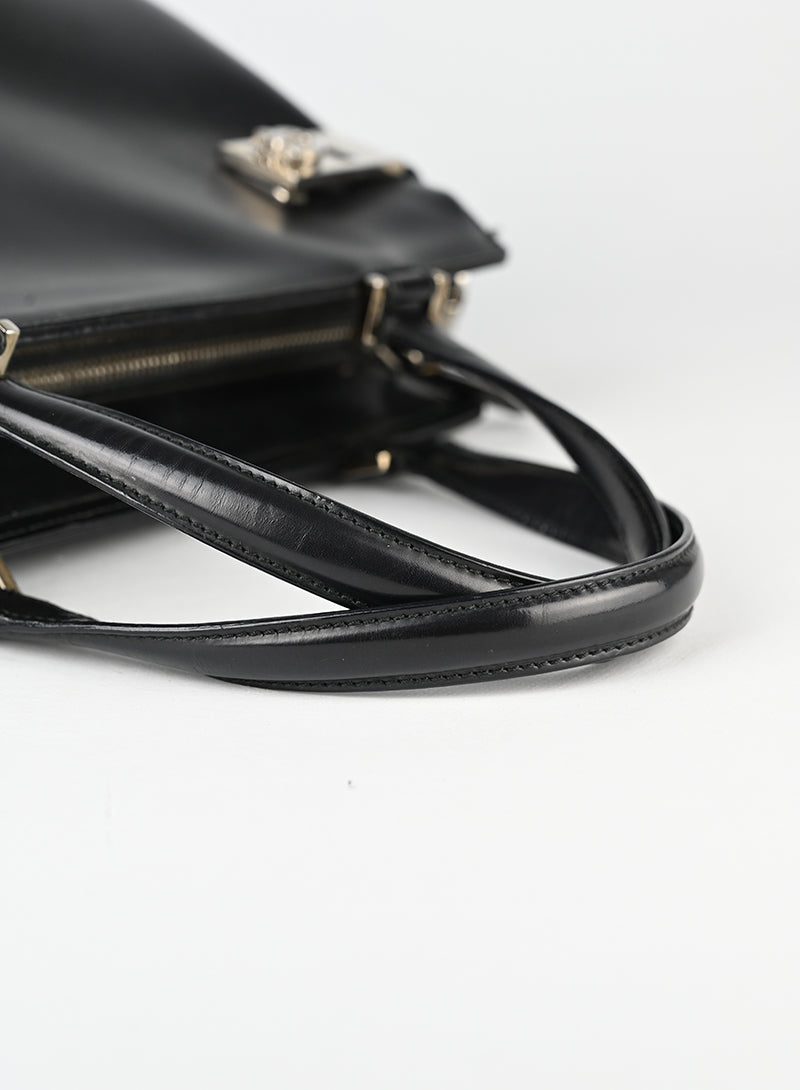 Ferragamo Borsa in pelle nera