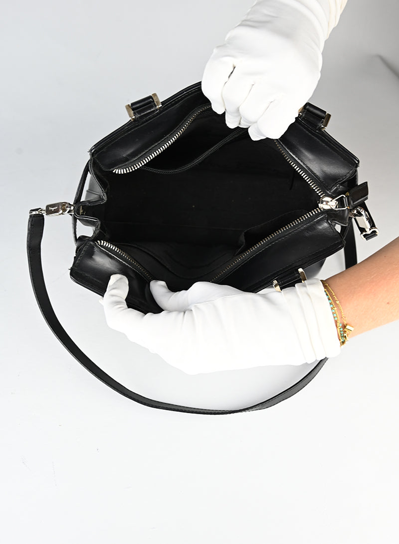 Ferragamo Borsa in pelle nera