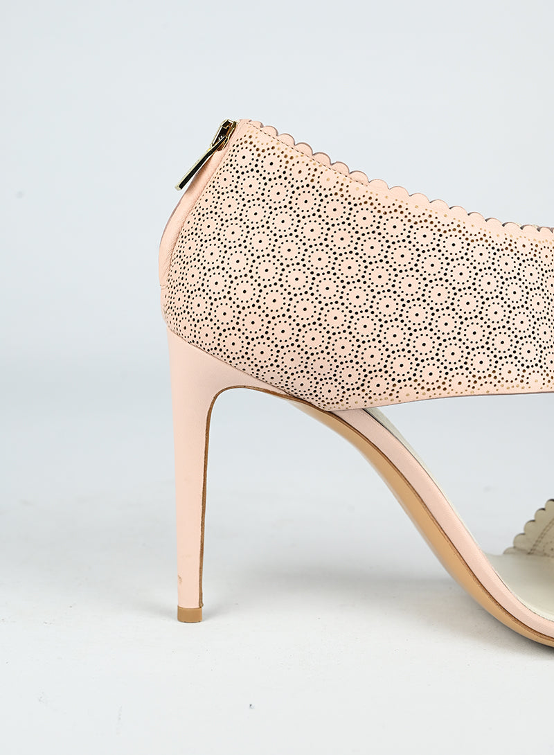 Ferragamo Sandali in pelle rosa cipria - N. 39