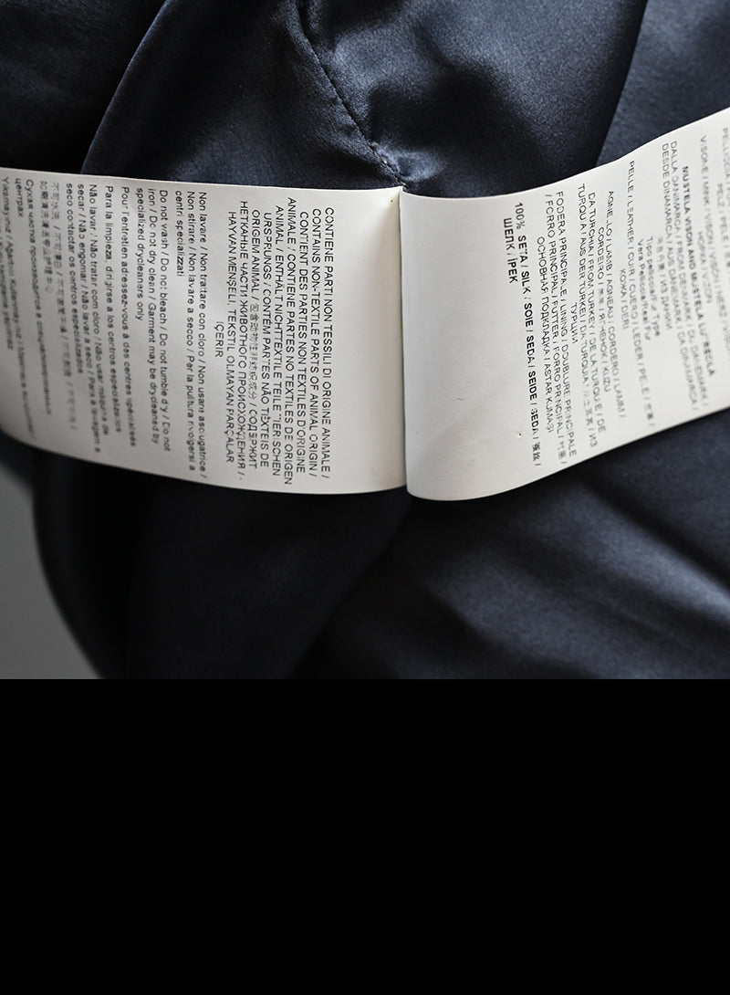 Genny Pelliccia blu scuro - Tg. 42