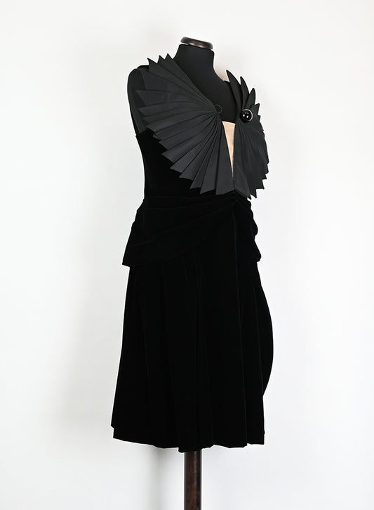Giorgio Armani Abito in velluto nero - Tg. 44