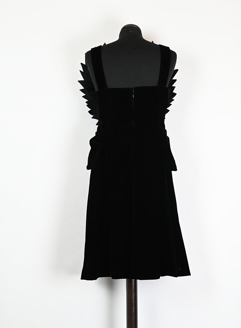 Giorgio Armani Abito in velluto nero - Tg. 44