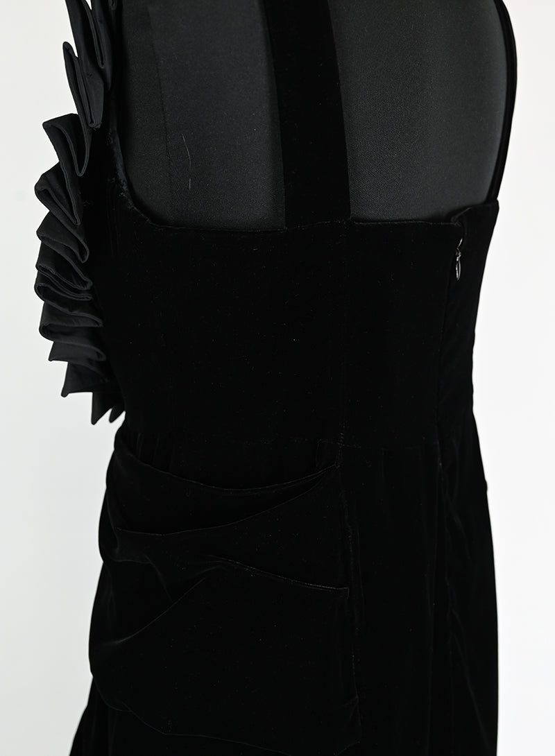 Giorgio Armani Abito in velluto nero - Tg. 44