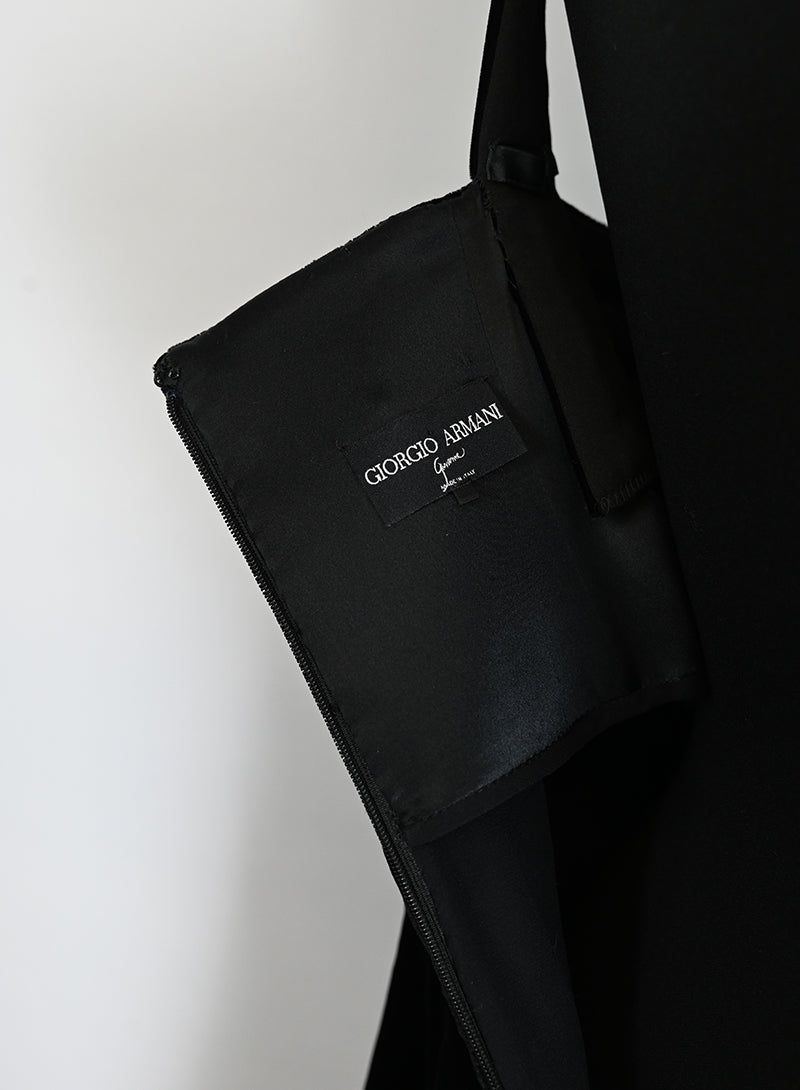 Giorgio Armani Abito in velluto nero - Tg. 44
