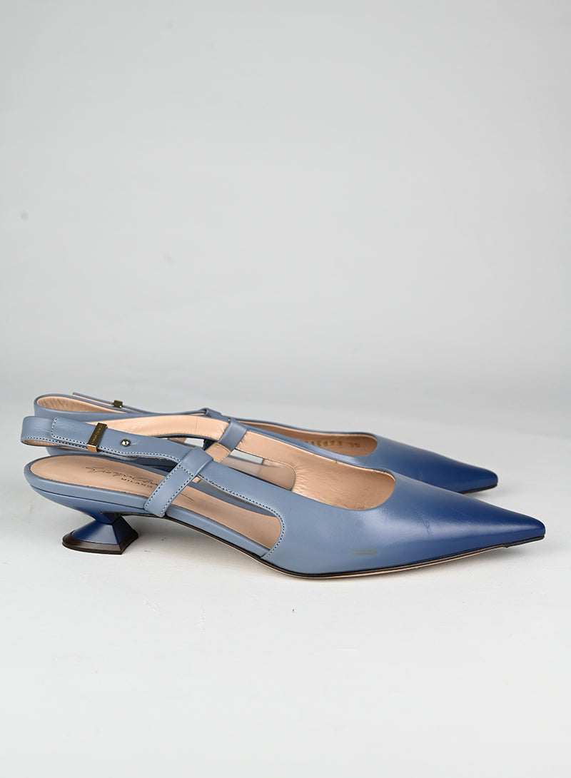 Giorgio Armani Slingback azzurre - N. 38