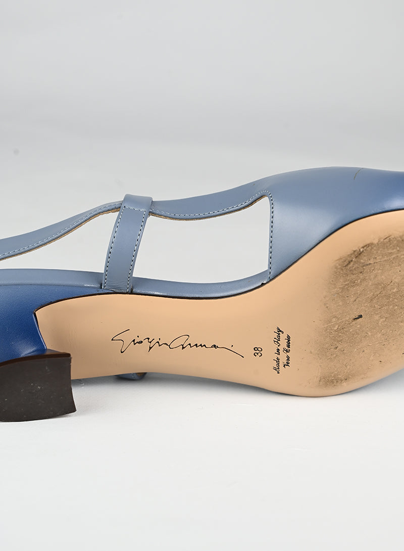 Giorgio Armani Slingback azzurre - N. 38