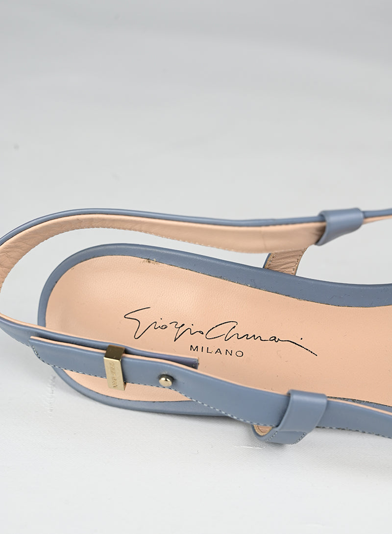 Giorgio Armani Slingback azzurre - N. 38