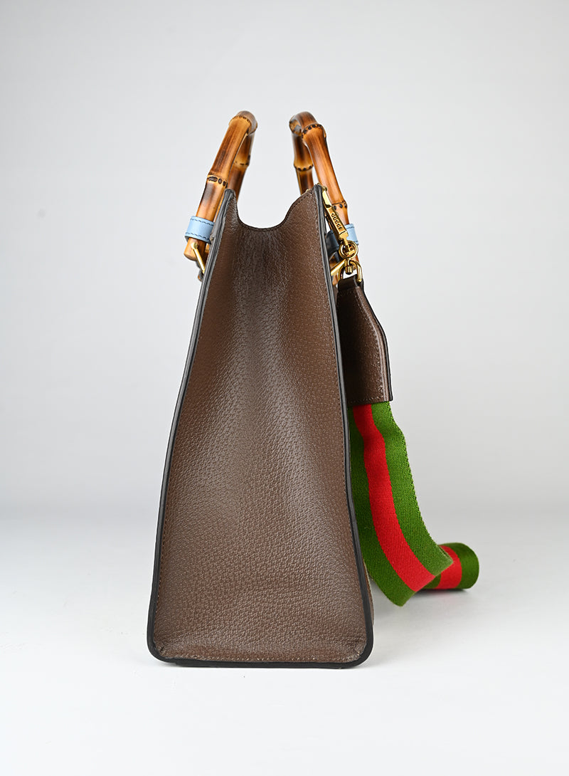 Gucci Borsa tote in canvas a fiori