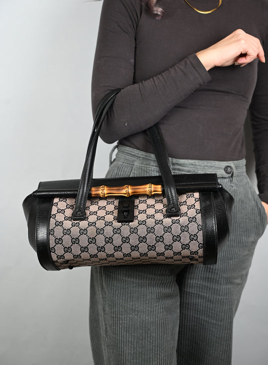 Gucci Borsa Bamboo in Monogram