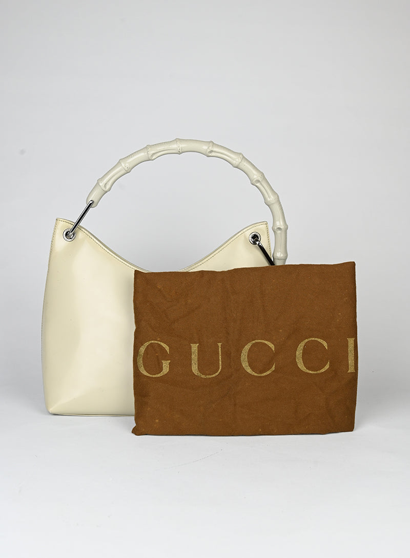 Gucci Borsa Bamboo in pelle