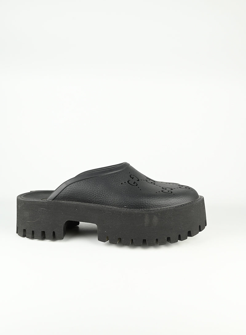 Gucci Mules in gomma nere - N. 38