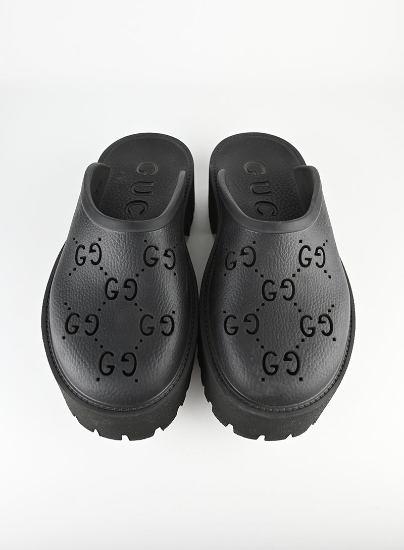 Gucci Mules in gomma nere - N. 38