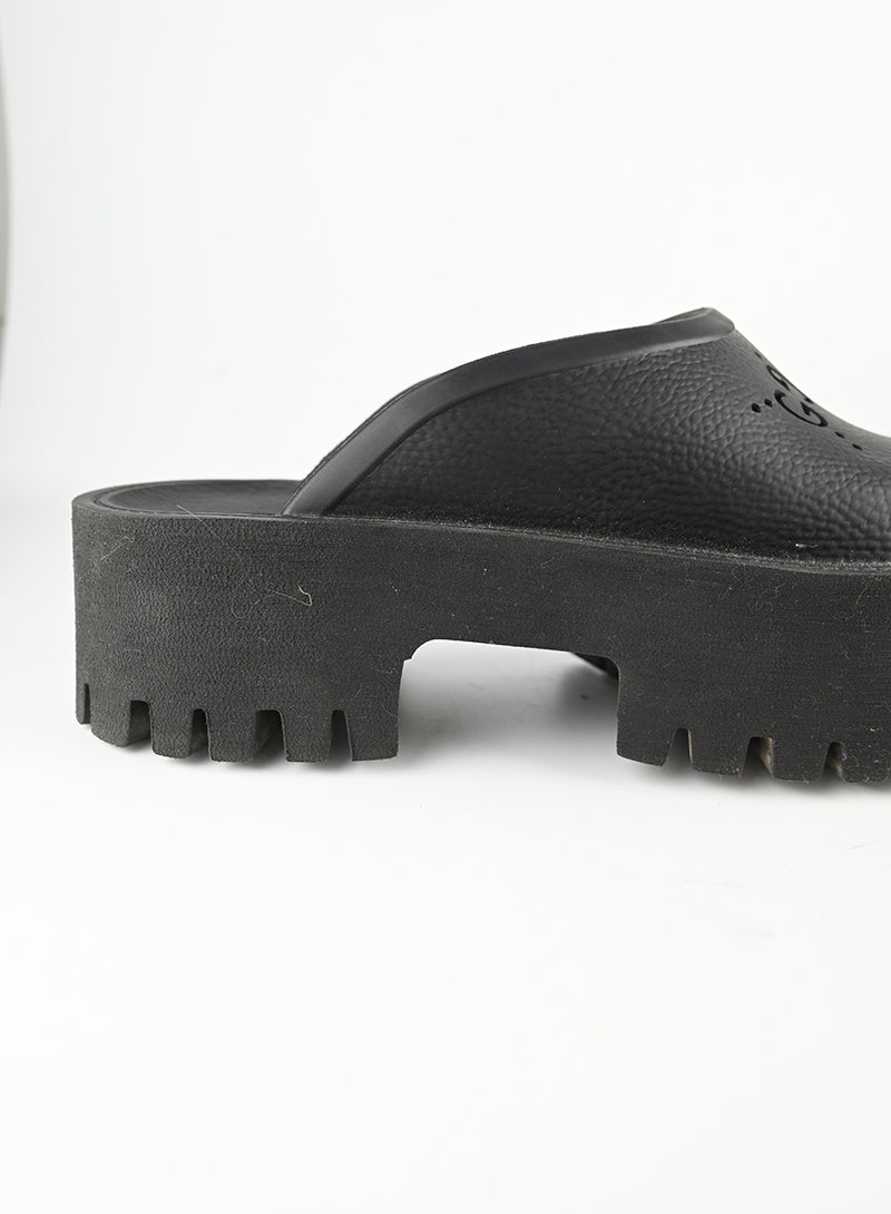 Gucci Mules in gomma nere - N. 38