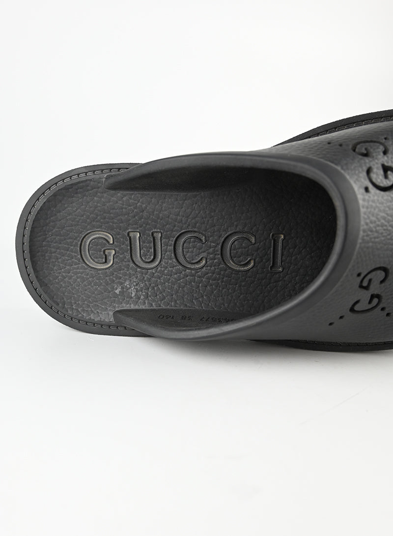 Gucci Mules in gomma nere - N. 38