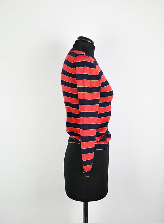 Gucci Pullover a righe rosso e blu - Tg. 40