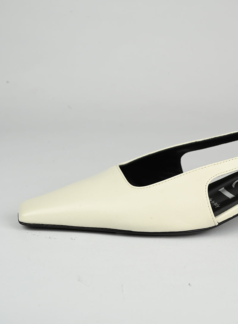 Gucci Slingback in pelle bianche - N. 37