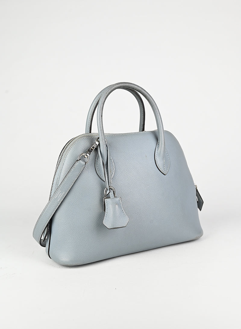 Hermès Borsa Bolide 25 Evercolor Bleu Lin