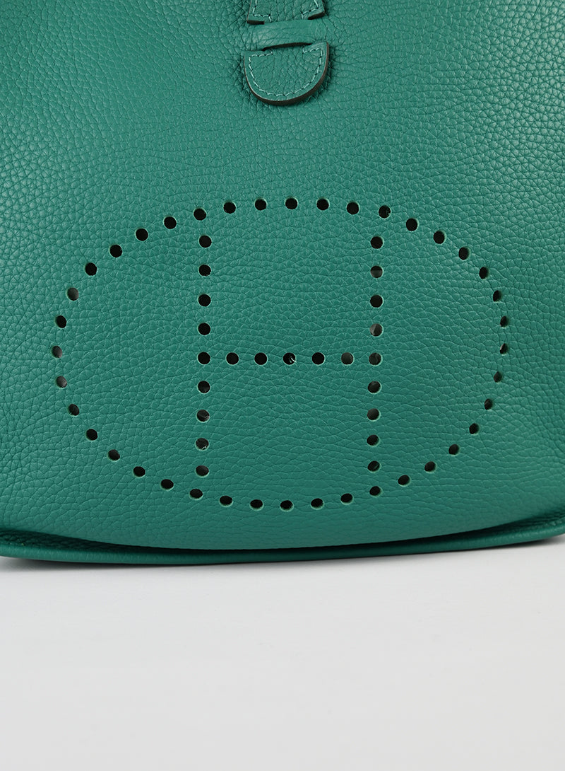 Hermès Borsa Evelyne 29 in pelle verde