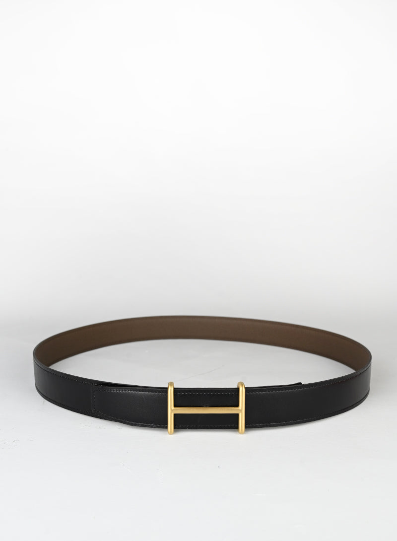 Hermès Cintura in pelle nera