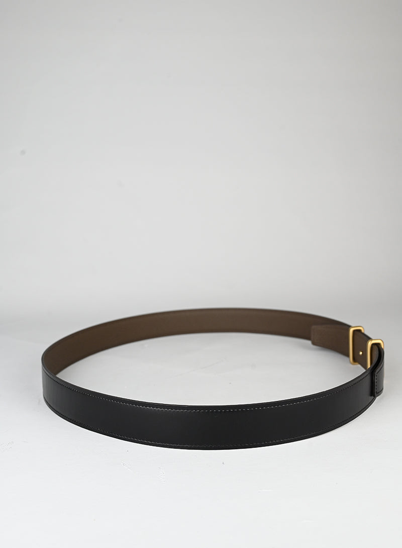 Hermès Cintura in pelle nera