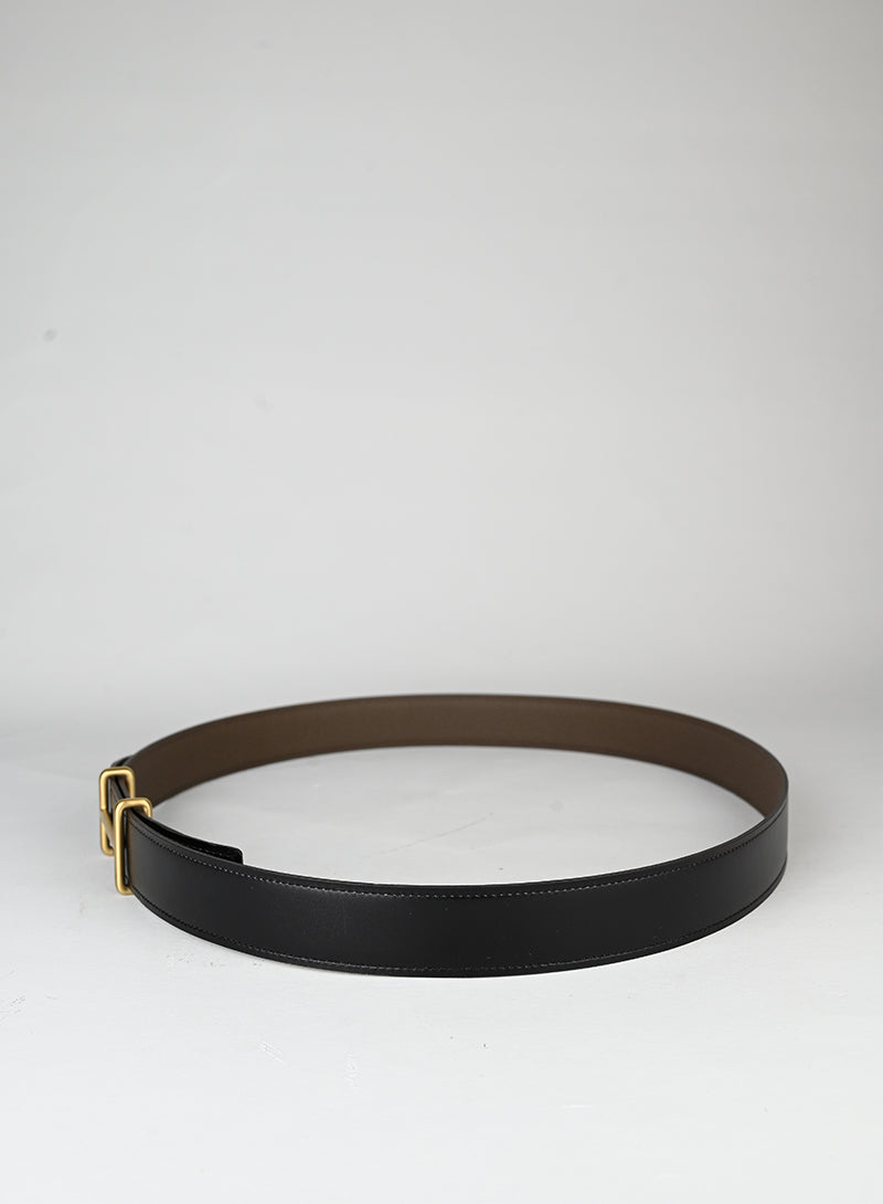 Hermès Cintura in pelle nera