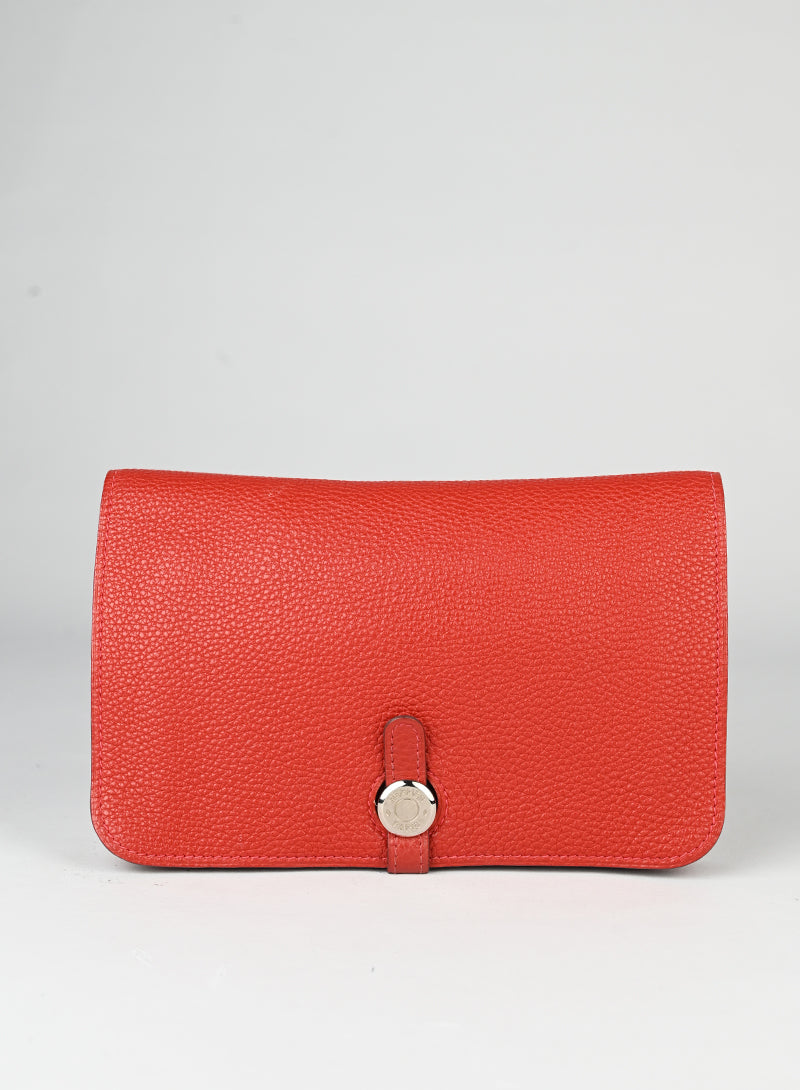 Hermès Marsupio Dogon in pelle rossa