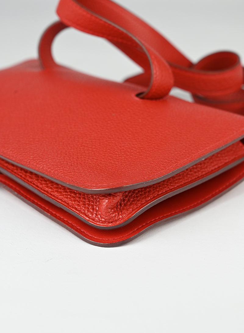 Hermès Marsupio Dogon in pelle rossa