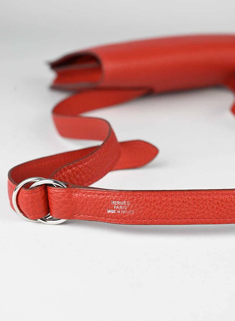 Hermès Marsupio Dogon in pelle rossa