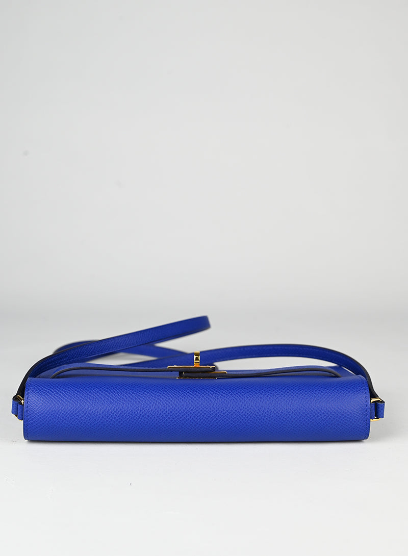 Hermès Borsa Kelly to Go in pelle blu
