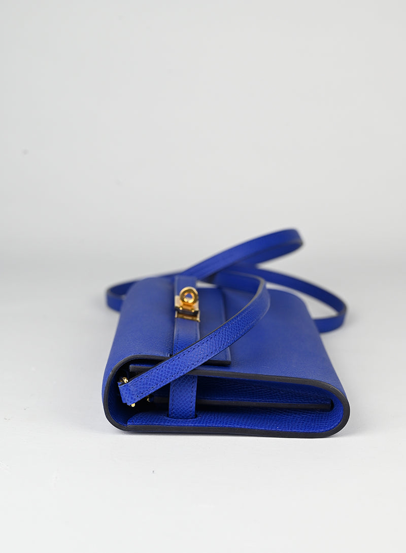 Hermès Borsa Kelly to Go in pelle blu