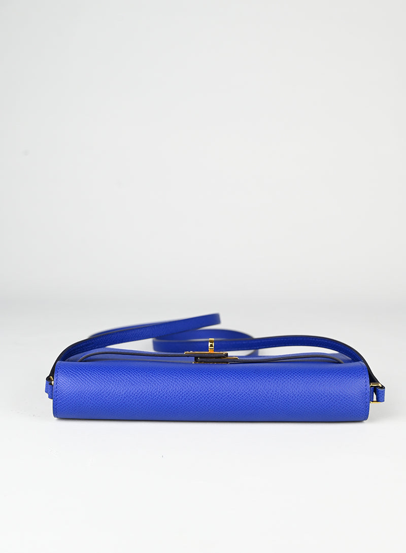 Hermès Borsa Kelly to Go in pelle blu