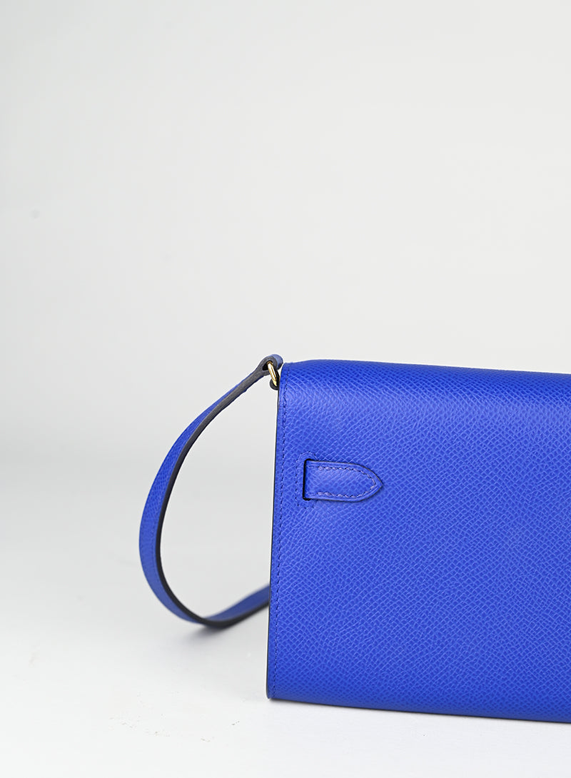 Hermès Borsa Kelly to Go in pelle blu