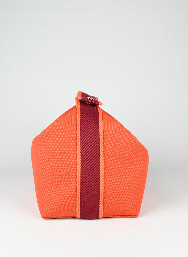 Hermès Pouch Bride à brac 25 in pelle arancio