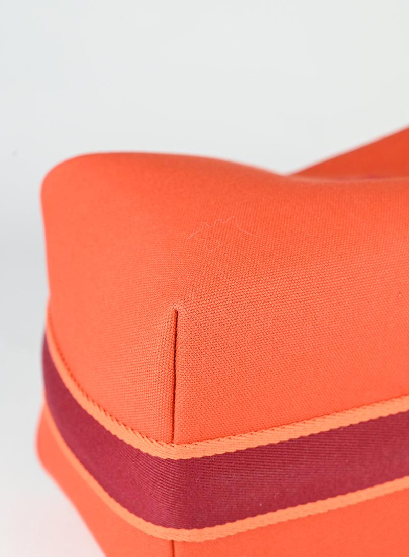 Hermès Pouch Bride à brac 25 in pelle arancio