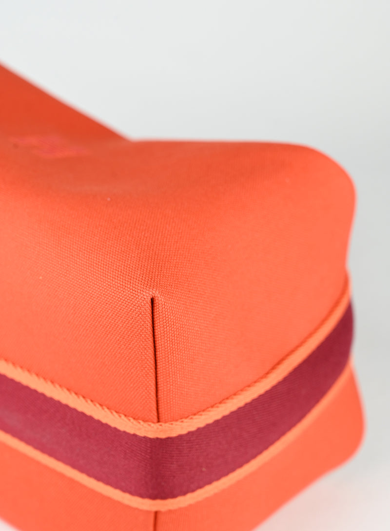 Hermès Pouch Bride à brac 25 in pelle arancio