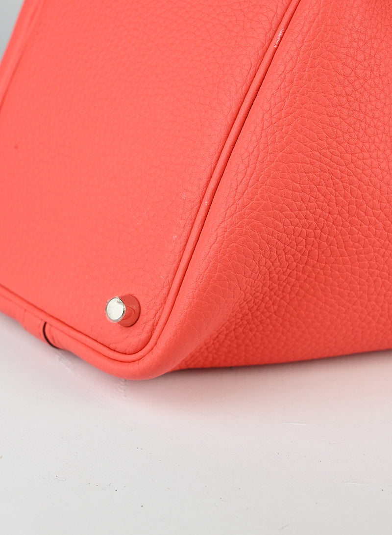 Hermès Picotin 18 in pelle arancio