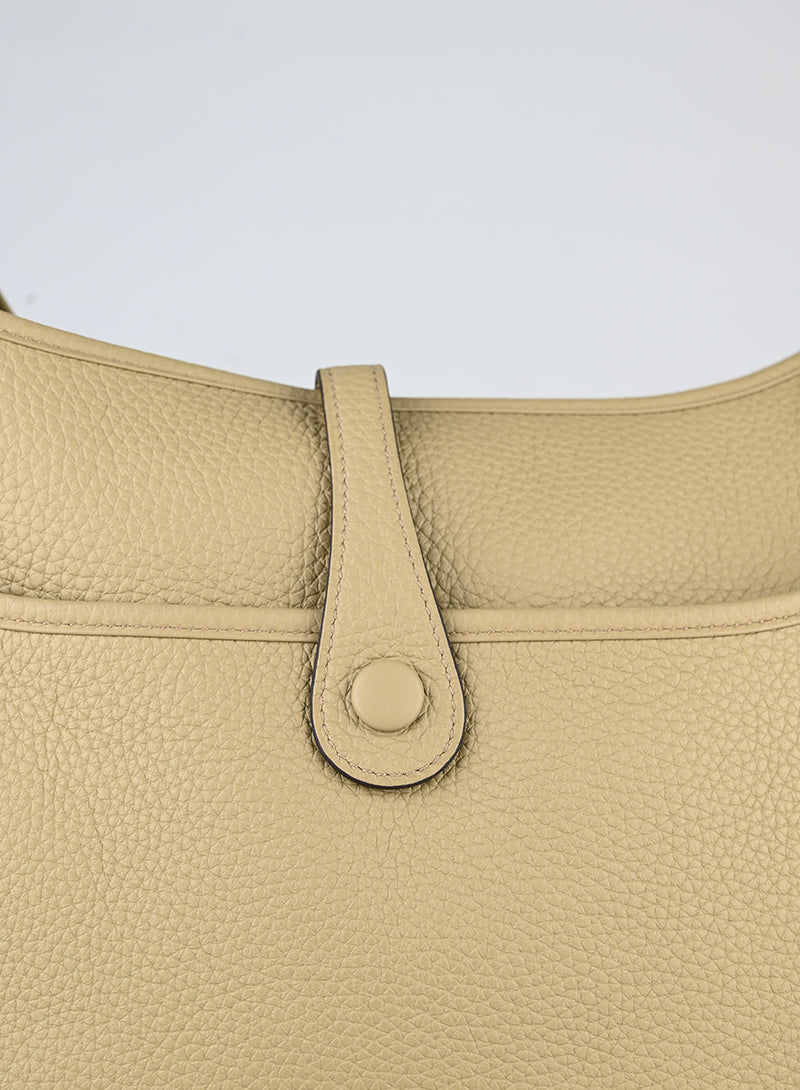 Hermès Evelyne 29 in pelle beige marfa